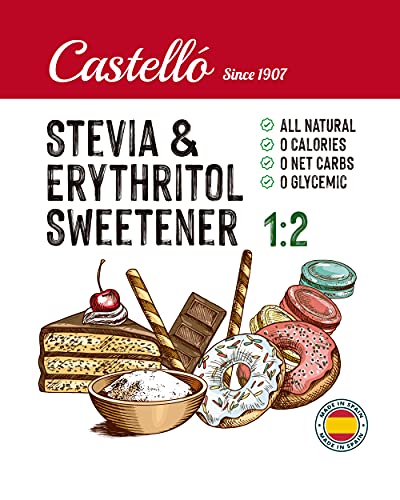 Castelló Since 1907 Edulcorante Stevia + Eritritol 1:2 - 1 kg