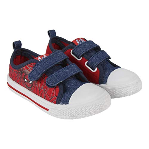 Cerdá - Zapatillas de Tela Baja de Spiderman - Licencia Oficial Marvel