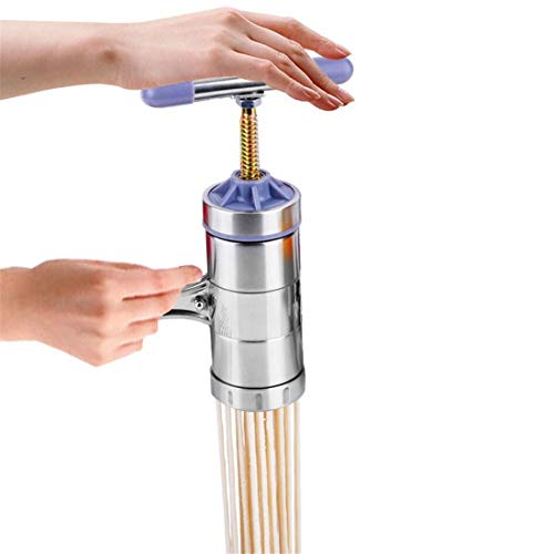 CHSEEO Máquina para Pasta Fresca Prensador para Pasta Acero Inoxidable Cortador de Pasta Máquina de Rodillos Noodle Maker Fabrica de Fideos Frescos de Masa Tagliatelle de Lasaña de Espaguetis #3