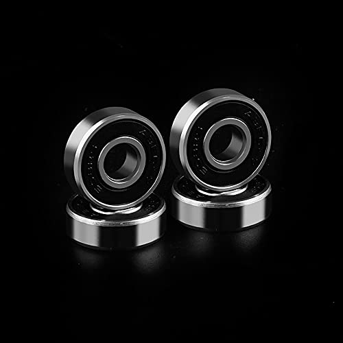 Cojinetes de Skate,10 PCS Rodamientos para Patinetas 608RS ABEC-9 Longboard Roller Rodamientos de Metal Doble Blindaje Cojinetes para Patinetas Fidget Spinner Proyecto de Impresión 3D