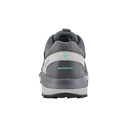 Columbia Trailstorm Waterproof - Zapatillas de Senderismo, Mujer, Gris (Graphite/Dolphin), 38 EU