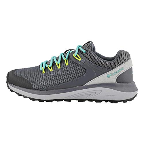 Columbia Trailstorm Waterproof - Zapatillas de Senderismo, Mujer, Gris (Graphite/Dolphin), 38 EU