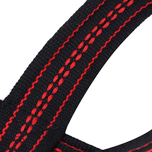 Correas de Levantamiento de Pesas,1 Par Correas de Entrenamiento de Levantamiento de Pesas Nylon Suave Weight Lifting Straps Correas de Agarre de Levantamiento de Pesas para Mujeres y Hombres S / M(M)