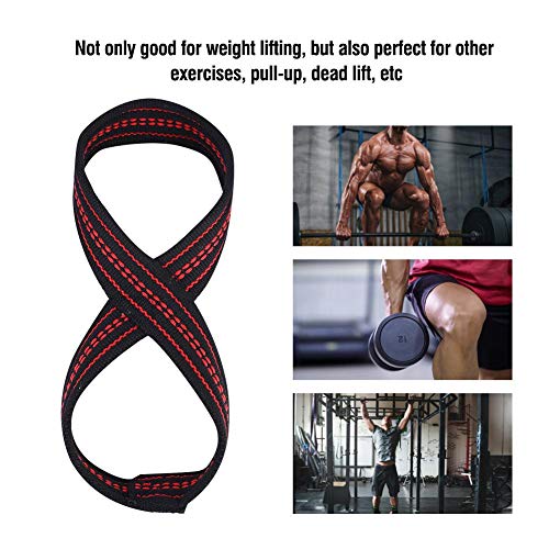 Correas de Levantamiento de Pesas,1 Par Correas de Entrenamiento de Levantamiento de Pesas Nylon Suave Weight Lifting Straps Correas de Agarre de Levantamiento de Pesas para Mujeres y Hombres S / M(M)