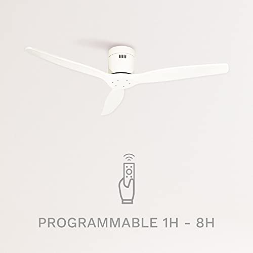 CREATE / WINDCALM DC / Ventilador techo motor DC blanco / Silencioso, temporizador