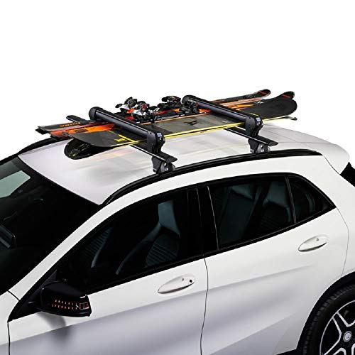 Cruzber 399940223 Portaesquís Ski-Rack 6, Negro