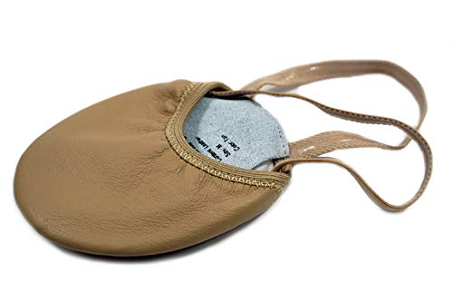 DANCEYOU Punteras Gimnasia Ritmica Zapatillas Media Suela de Cuero Antideslizantes y Duraderas para Ballet Danza del Vientre Jazz Yoga Danza Moderna, Rosa S