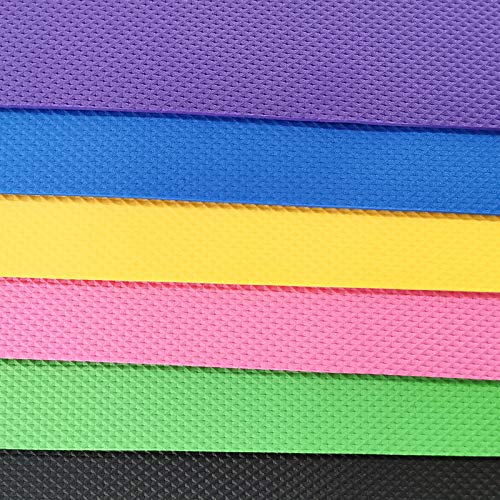 Deajing Esterilla de Yoga Colchoneta Gimnasia Esterilla Yoga Antideslizante Esterilla Deporte Gimnasia Ritmica Yoga Mat Pilates Esterilla Fitness 183x60x0.4cm (Púrpura)