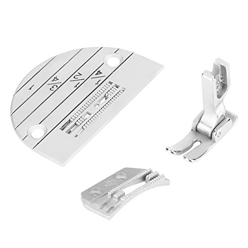 Delaman 3pcs Placa de la Aguja de Coser Kit de Prensatelas, Accesorios para Máquinas de Coser Industriales