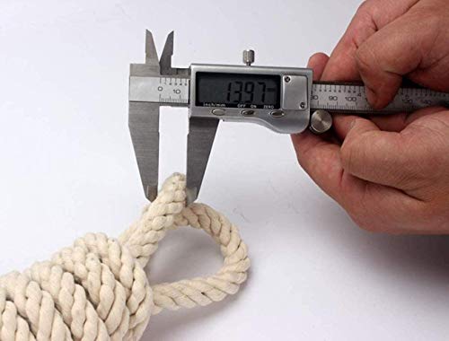 DFVEY Cuerda de Saltar, Cuerda de Salto de Longitud con Mango de Madera para niños y Adultos, Cuerda de Saltar del Mejor Equipo grupal para Deportes Escolares y Actividades al Aire Libre (7m)