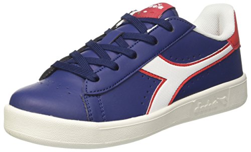 Diadora Game P GS, Zapatillas de Gimnasia Hombre, Azul (BLU Estate Rosso Carmine), 38.5 EU