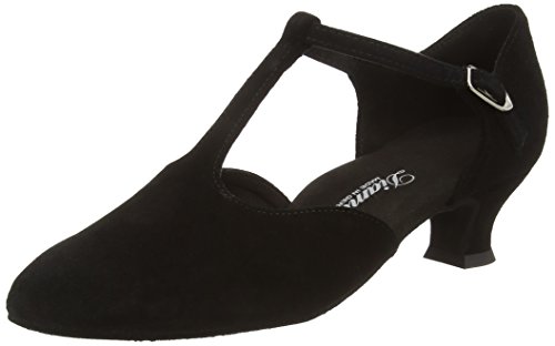 Diamant Diamant Damen Tanzschuhe 053-014-001 Zapatos de baile - standard & latino Mujer, Negro (schwarz), 39 1/3 EU (6 UK)
