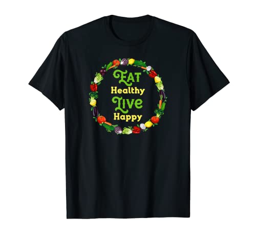 Dieta saludable Entrenamiento vegetariano Gimnasio Nutricionista Dietista Camiseta