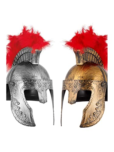 DISBACANAL Casco de Soldado Espartano - Oro