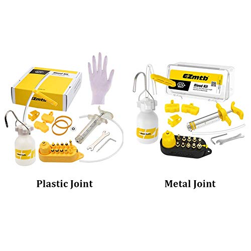 DONEMORE7 Bicicleta Hidráulico Kit de Sangrado Freno, Profesional Bicicleta Aceite Mineral Universal Aceite Disco Freno Herramientas Juego, Sangrante Kit para Magura Serie, Metal/Plástico
