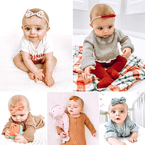 DRESHOW 10 Pcs Bebé Niña Diademas Bebé Hairband de los Bebés Recién Nacidos Diademas de Bebé Diadema Elástica Bebé Niñas Banda Para Cabeza Accesorio