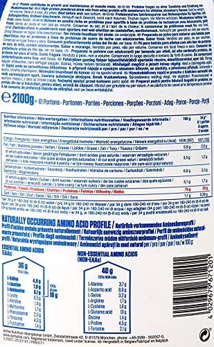 Dymatize Elite Whey Strawberry Blast 2.1Kg, Pulverizador de adecuada Poteína y Baja Azúcar + Proteína de Suero y BCAA