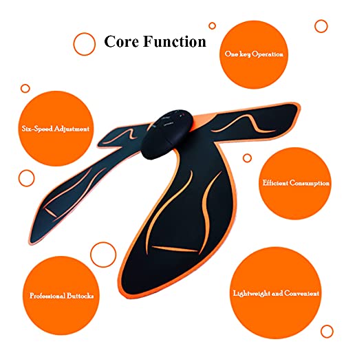 EMS Electroestimulador Muscular,EMS Electroestimulador Gluteos,Electroestimulador Muscular,Ejercicio Muscular y Quema de Grasa,Levantamiento de Glúteos/Modelado/Embellecimiento de Glúteos