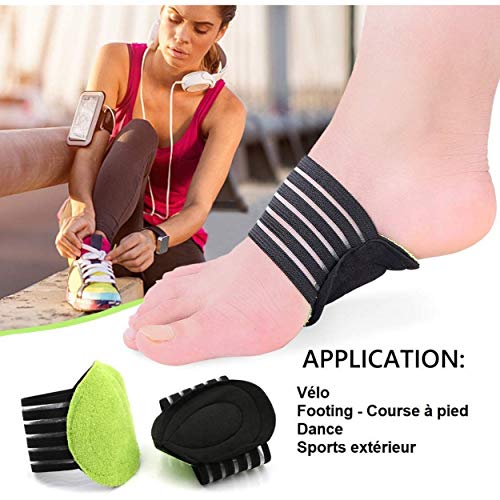 ENERGY01 1 par de plantillas ortopédicas de apoyo para el arco plantar, problemas de pies planos y doloris, cojín acolchado para hombre y mujer, apoyo de la fascitis plantar
