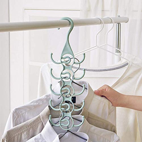 Estante para Colgar Corbatas para Colgar Cinturones Colgador para Ropa Organizador de Armario para Corbatas Cinturones Almacenamiento de exhibición en el hogar(Gris)