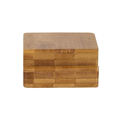 Estanterias para Discos de Vinilo,Almacenamiento Discos Vinilo,de Bambú Maciza, Diseño Moderno Minimalista y Elegante,Muestra el Álbum Que Está Sonando,Soporte para Discos y LP, Natural