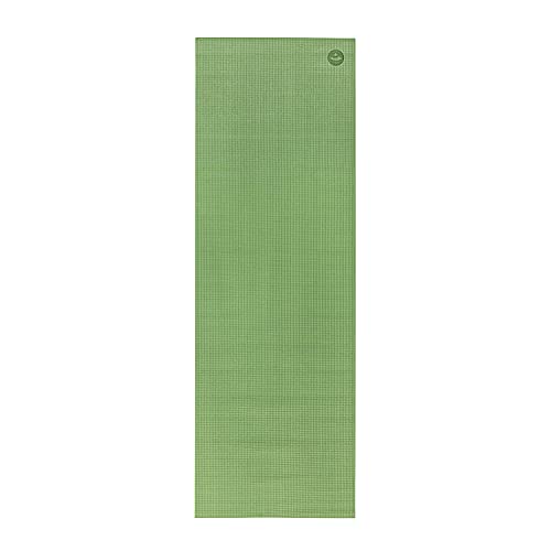 Esterilla de yoga Asana Mat, antideslizante, 183 x 60 cm, PVC de 4 mm, no solo para principiantes, alfombra de gimnasia, sin ftalatos, sin sustancia nocivas, verde oliva, 183