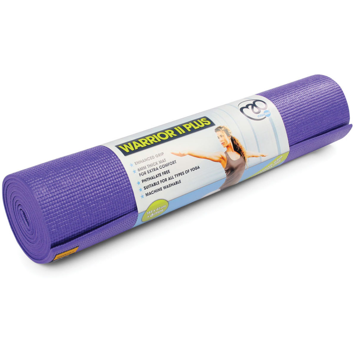 Esterilla de yoga Fitness-Mad Warrior (6 mm) - Esterilla de gimnasio