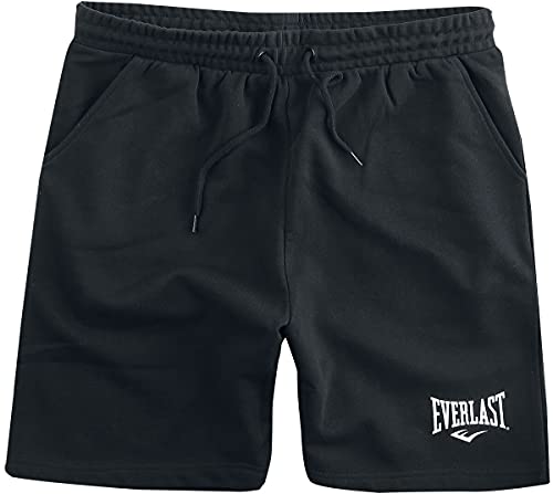 Everlast Clifton Pantalones Cortos, Negro, M para Hombre