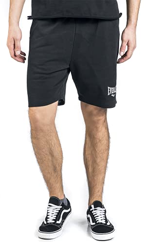 Everlast Clifton Pantalones Cortos, Negro, M para Hombre
