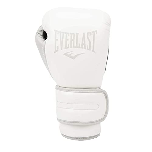 Everlast POWERLOCK 2 - Guantes de Entrenamiento (280 g), Color Blanco