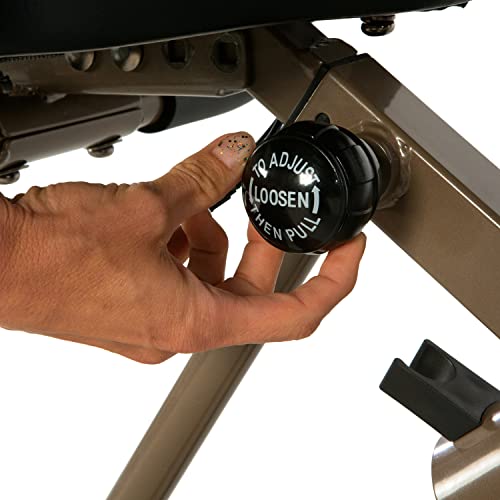 Exerpeutic GOLD 525XLR - Bicicleta estática plegable (peso máximo del usuario de 181 kg)