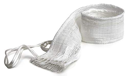 Fackelmann cocción, Resistente Bolsas Nylon Blanco, legumbres y Verduras, escaldar y escurrir con Ca. 2kg, Malla para cocer garbanzos y resiste 180ºC, 36,5cm, 3uds