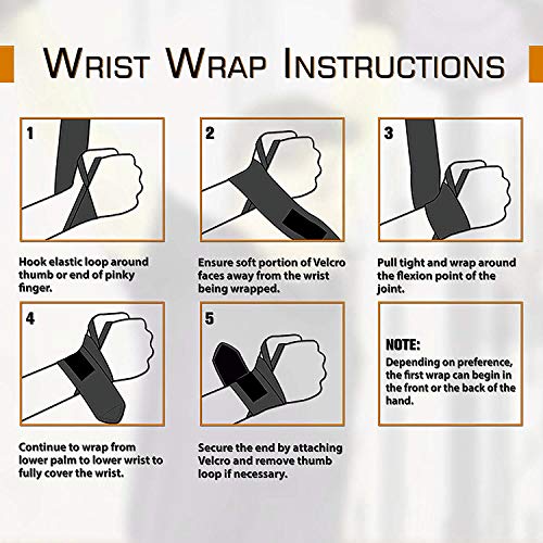 FDS Muñequeras Gym Deportivas para Levantamiento De Pesas Wrist Wraps par para Hombre Y Mujer Ideal Gimnasio Muñequera para Hacer Ejercicio, Calistenia, Musculacion, Halterofilia