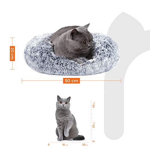 FEANDREA Cama para Perro y Gato, Superficie de Terciopelo PV, 50 cm, PGW037G01