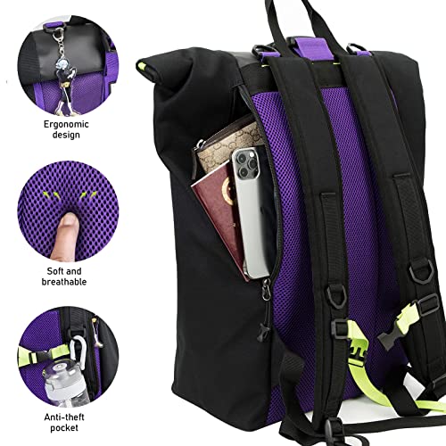FIREFIRST Evangelion Mochilas casual - Capacidad para portátiles de 15,6"~17" para hombres mujeres Unisex adulto / Moda / estudiante / Colegio / exterior / Deportes / viaje / ocio