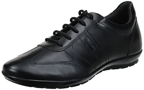Geox UOMO SYMBOL B Piso Oxford Hombre, Negro (Black), 41 EU