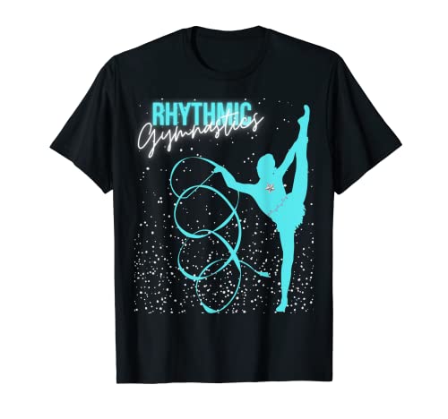 Gimnasia Rítmica Niñas Verde azulado Camiseta