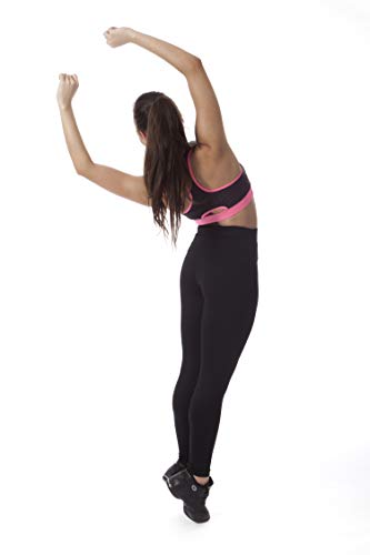 Ginadan Body, Legging Cintura Extra Larga Vientre Plano, Mujer, Negro, L