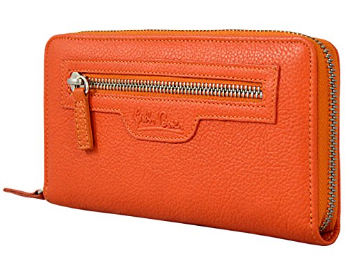 Giulio Barca Cartera, Arancio (Naranja) - 939-PALMA