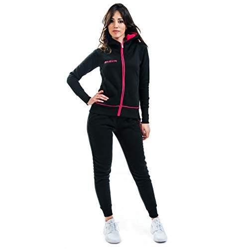 Givova, chandal star new, negro/fuxia, S