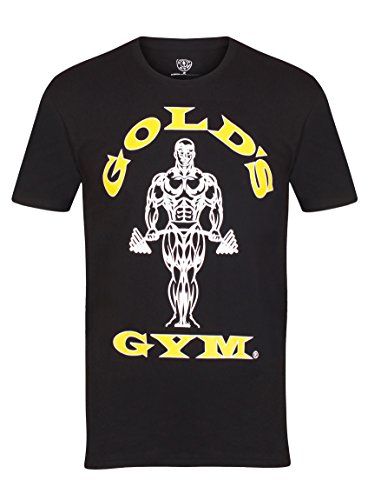 Gold´s Gym Ggts002 Camiseta, Hombre, Negro, Medium