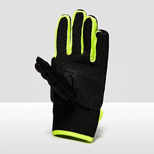 GRAYS International Pro Guante de Hockey, Unisex Adulto, Negro/Amarillo flúor, S