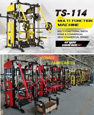 Grupo Contact Maquina multifunción TS114 (Dobles poleas- multipower) Profesional.