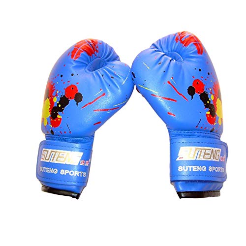 Guantes de boxeo – 1 par de guantes de entrenamiento de boxeo para niños y niñas de 2 a 11 años de edad