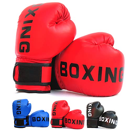 Guantes de Boxeo para Entrenamiento y Sparring, Guantes de Combate, Guantes de Saco de Boxeo para MMA Muay Thai y Kick Boxing