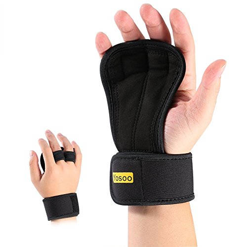 Guantes de Neopreno para crossfit y gimnasio, ideales para tu ejercitación diaria (WOD), dominadas, entrenamiento con pesa rusa y levantamiento de pesas, con protección para evitar callos y antisudor