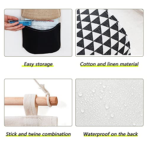 Gwotfy Organizador Taquilla, Bolsa Colgante baño, Bolsa Colgante Pared, Organizador de Tela para Colgar Baño, Organizador Colgante Puerta Baño, Bolso Colgante Organizador para Guardar Cosas
