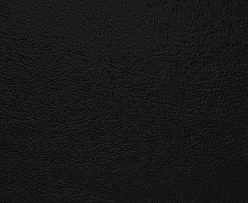 HAPPERS 1 Metro de Polipiel Especial Exterior para tapizar, Manualidades, Cojines o forrar Objetos. Venta de Polipiel por Metros. Diseño Náutica Color Negro Ancho 140cm