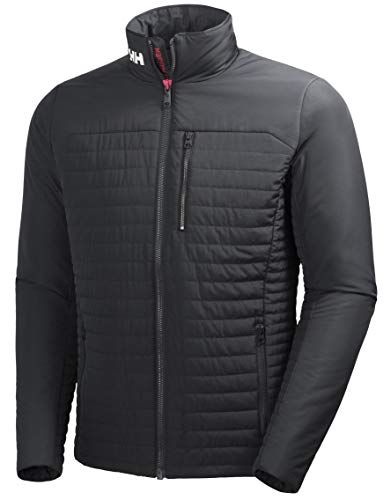 Helly Hansen Crew Insulator - Chaqueta para hombre, Negro (Ebony), L