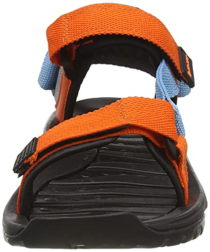 Hi-Tec Ula Raft, Sandalias Deportivas Hombre, Negro Airblue Arabesque, 45 EU